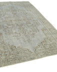 5 x 9 Grey Overdyed Rug - 5587