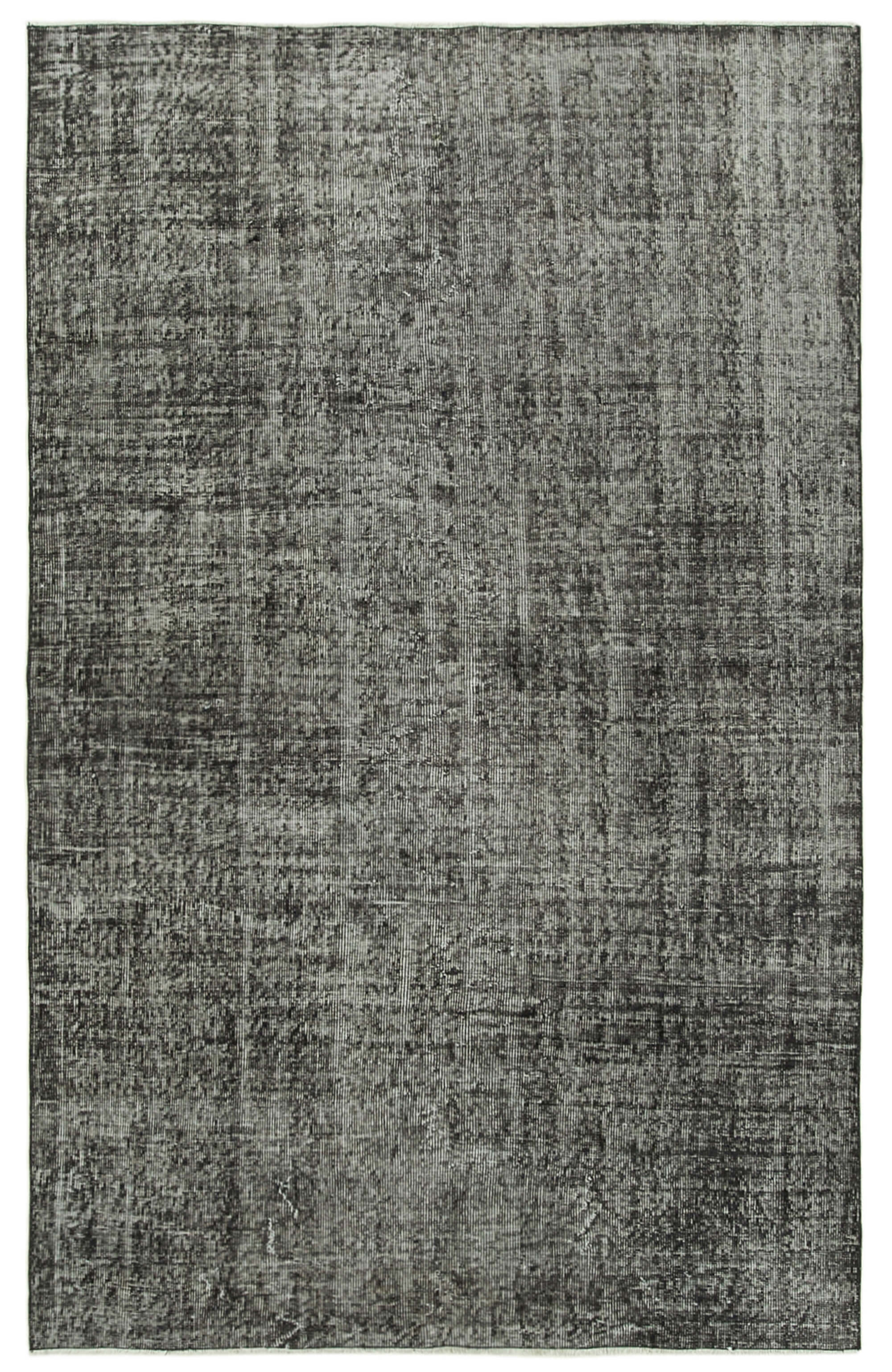 5 x 8 Black Overdyed Rug - 5589