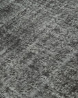 5 x 8 Black Overdyed Rug - 5589