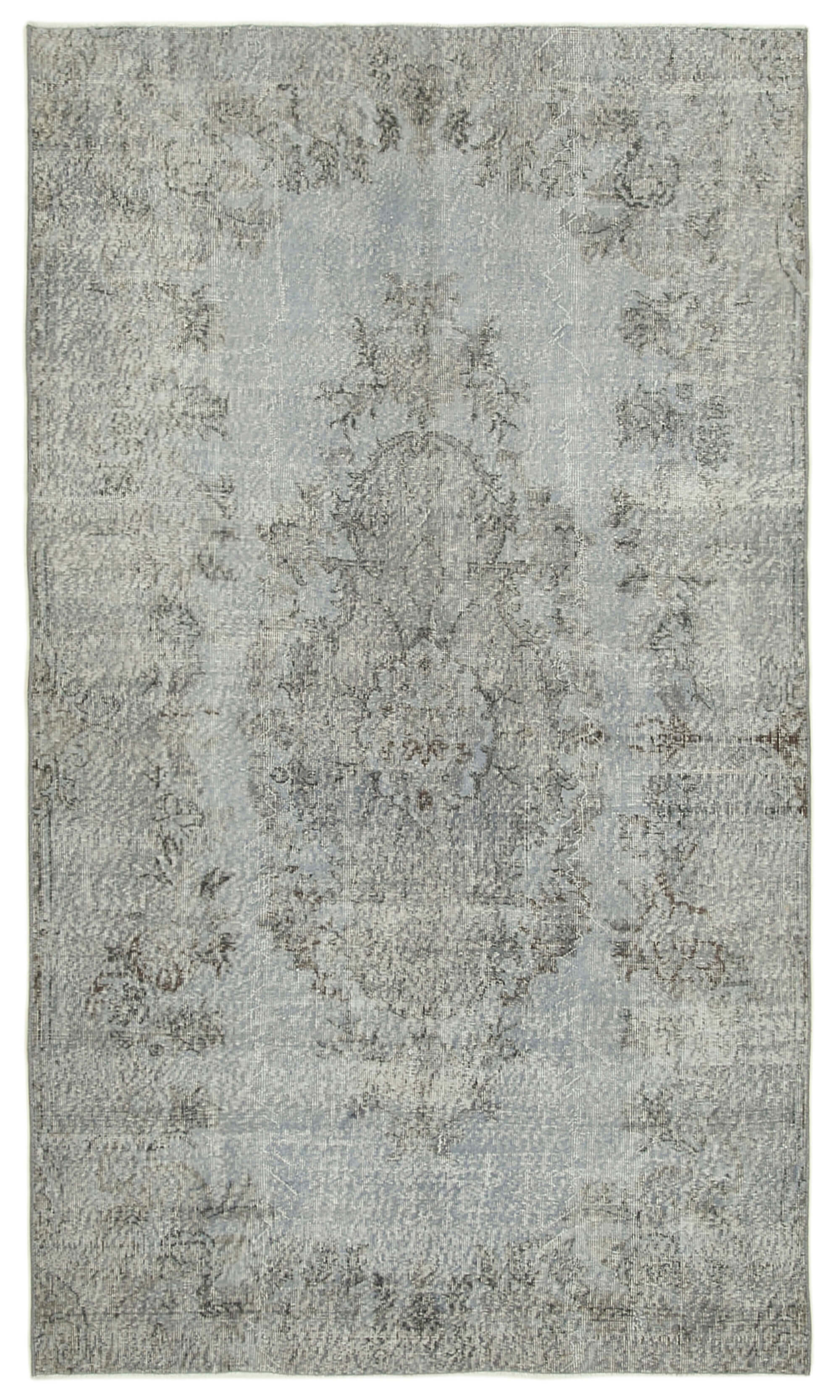 5 x 8 Grey Overdyed Rug - 5591