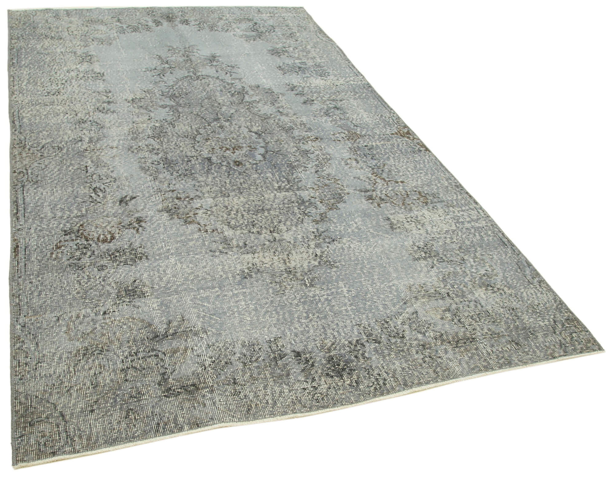 5 x 8 Grey Overdyed Rug - 5591