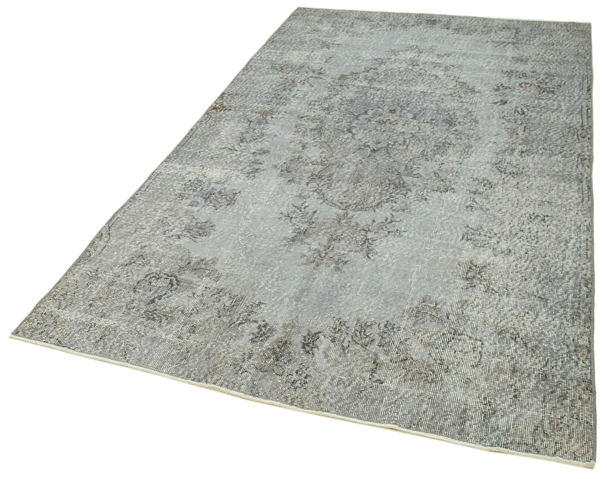 5 x 8 Grey Overdyed Rug - 5591