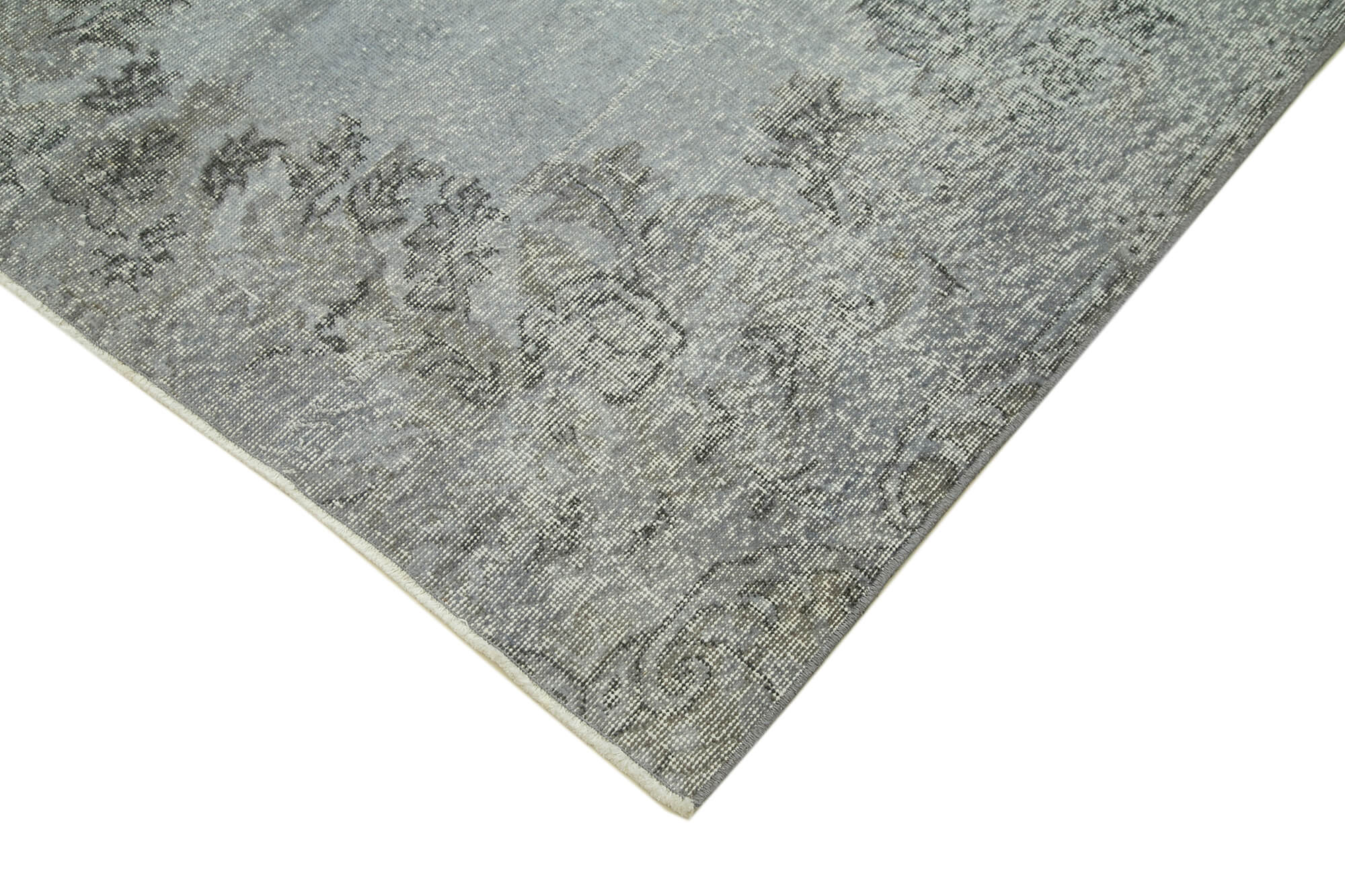 5 x 8 Grey Overdyed Rug - 5591