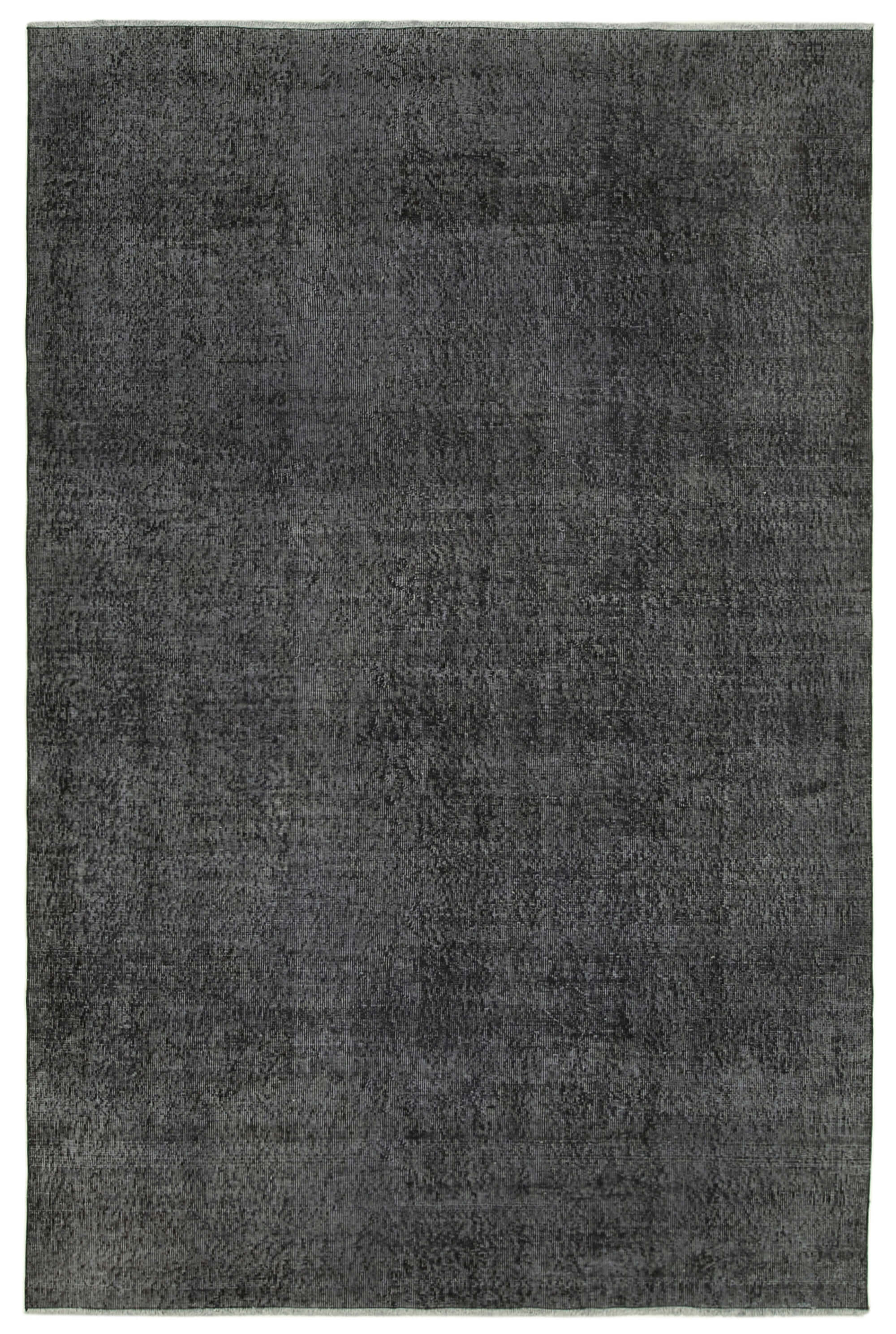 6 x 10 Black Overdyed Rug - 5593