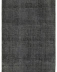 6 x 10 Black Overdyed Rug - 5593