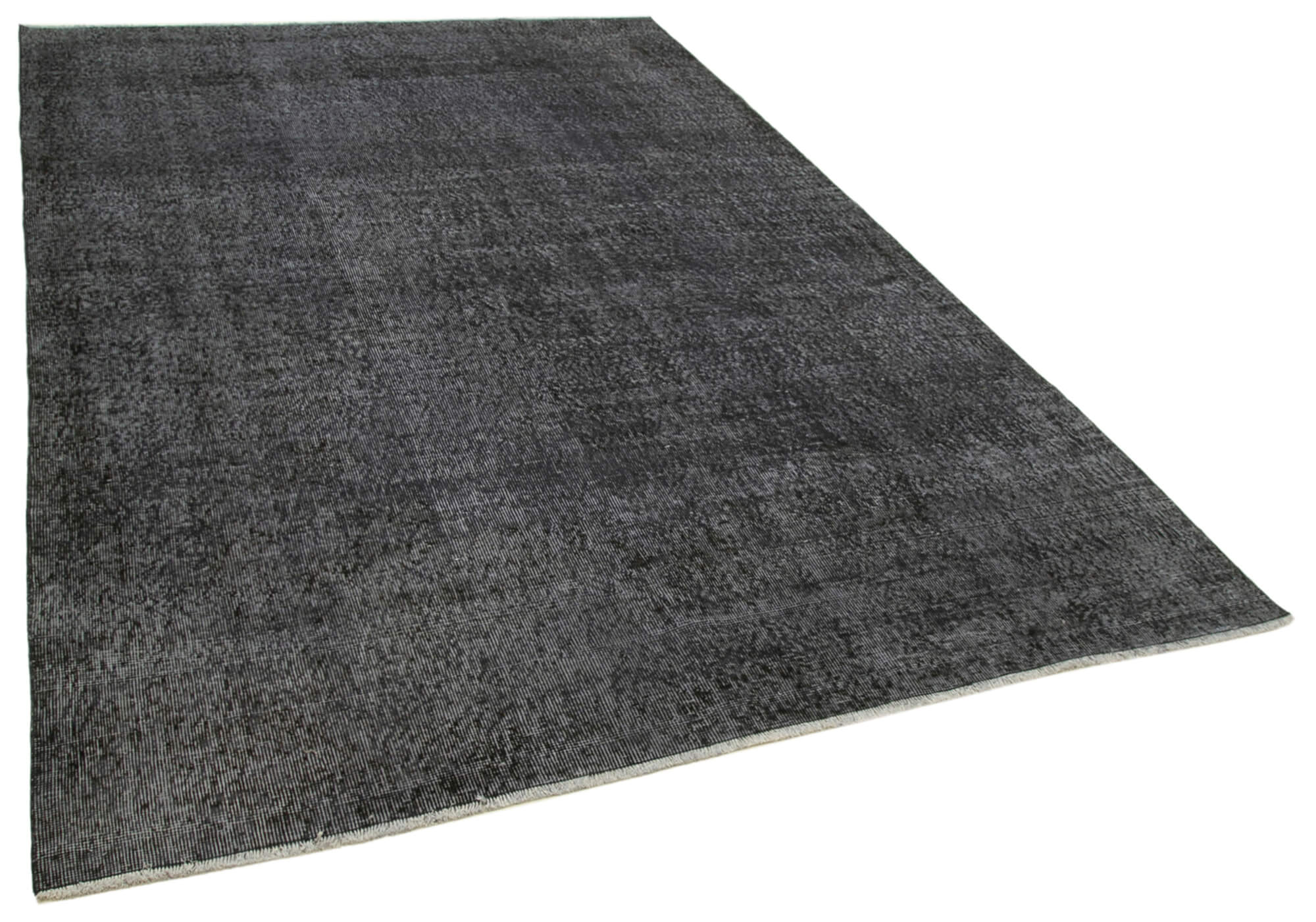 6 x 10 Black Overdyed Rug - 5593