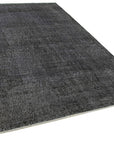 6 x 10 Black Overdyed Rug - 5593