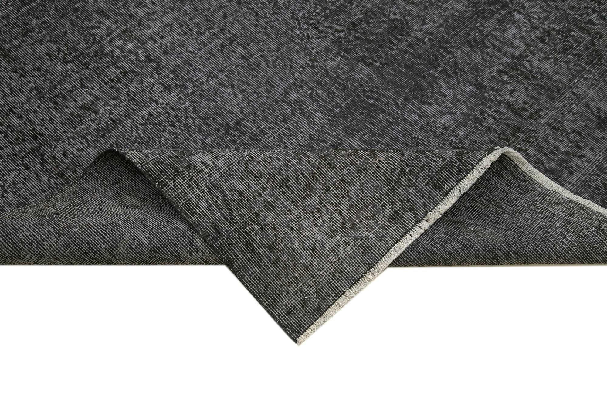 6 x 10 Black Overdyed Rug - 5593