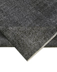 6 x 10 Black Overdyed Rug - 5593