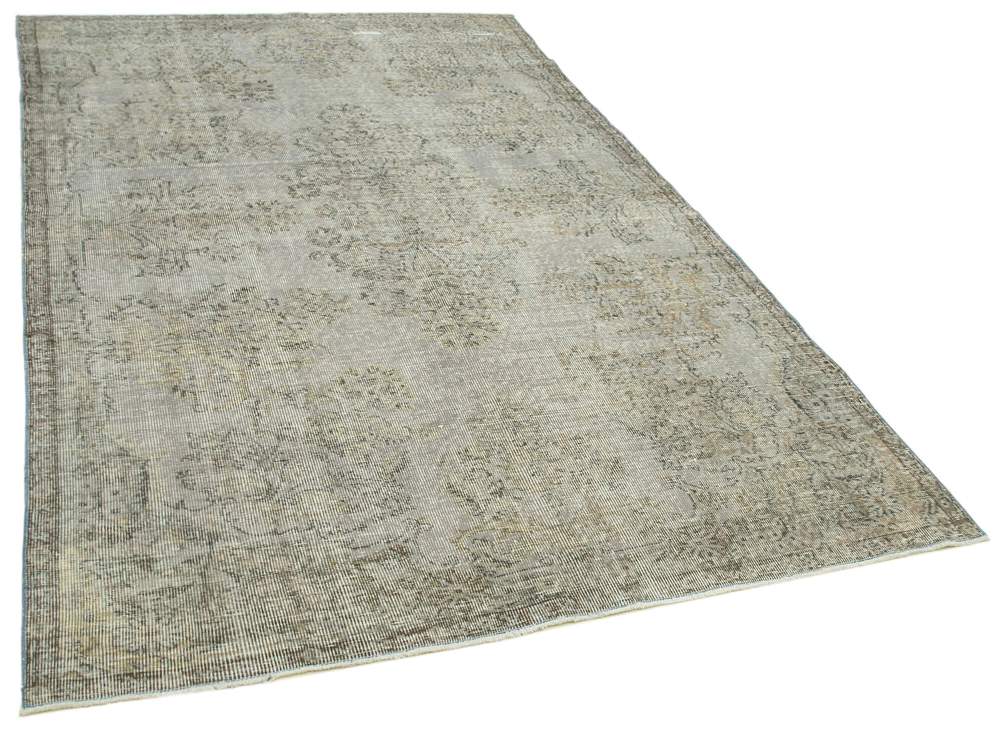 5 x 9 Grey Overdyed Rug - 5595