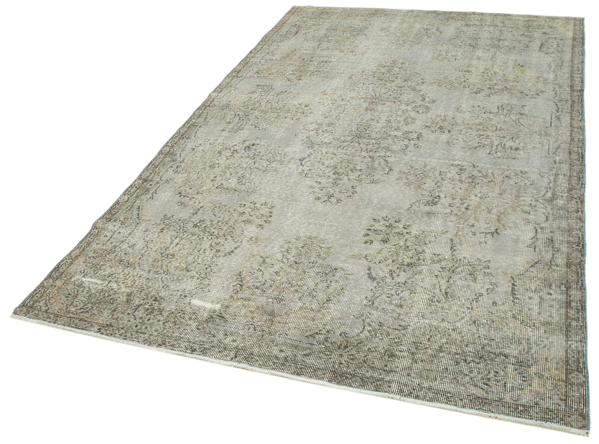 5 x 9 Grey Overdyed Rug - 5595