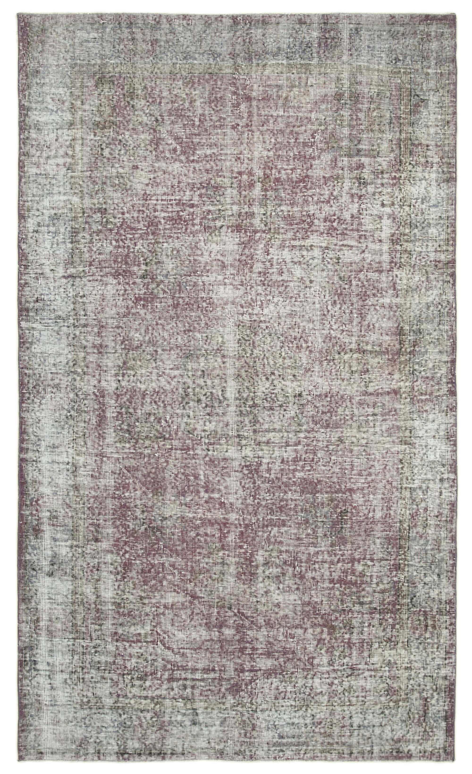 5 x 9 Purple Overdyed Rug - 5596