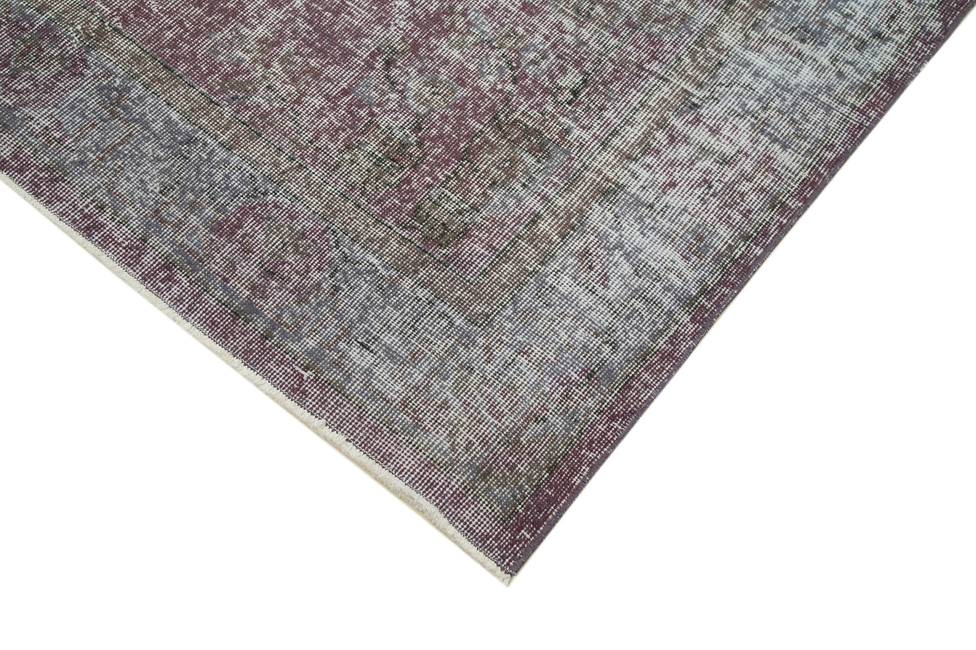 5 x 9 Purple Overdyed Rug - 5596