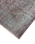 5 x 9 Purple Overdyed Rug - 5596