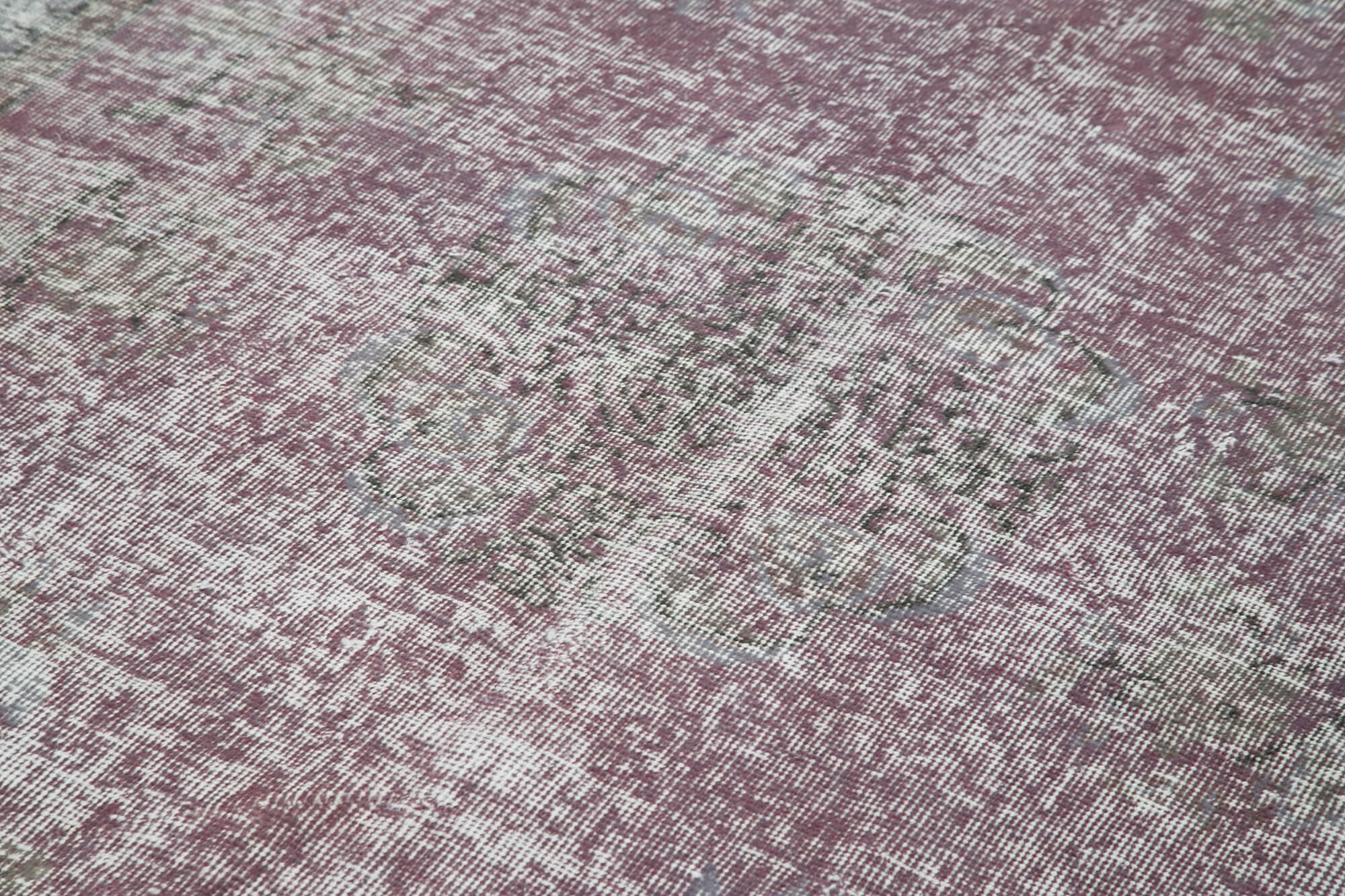 5 x 9 Purple Overdyed Rug - 5596