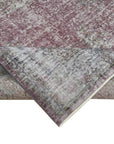 5 x 9 Purple Overdyed Rug - 5596