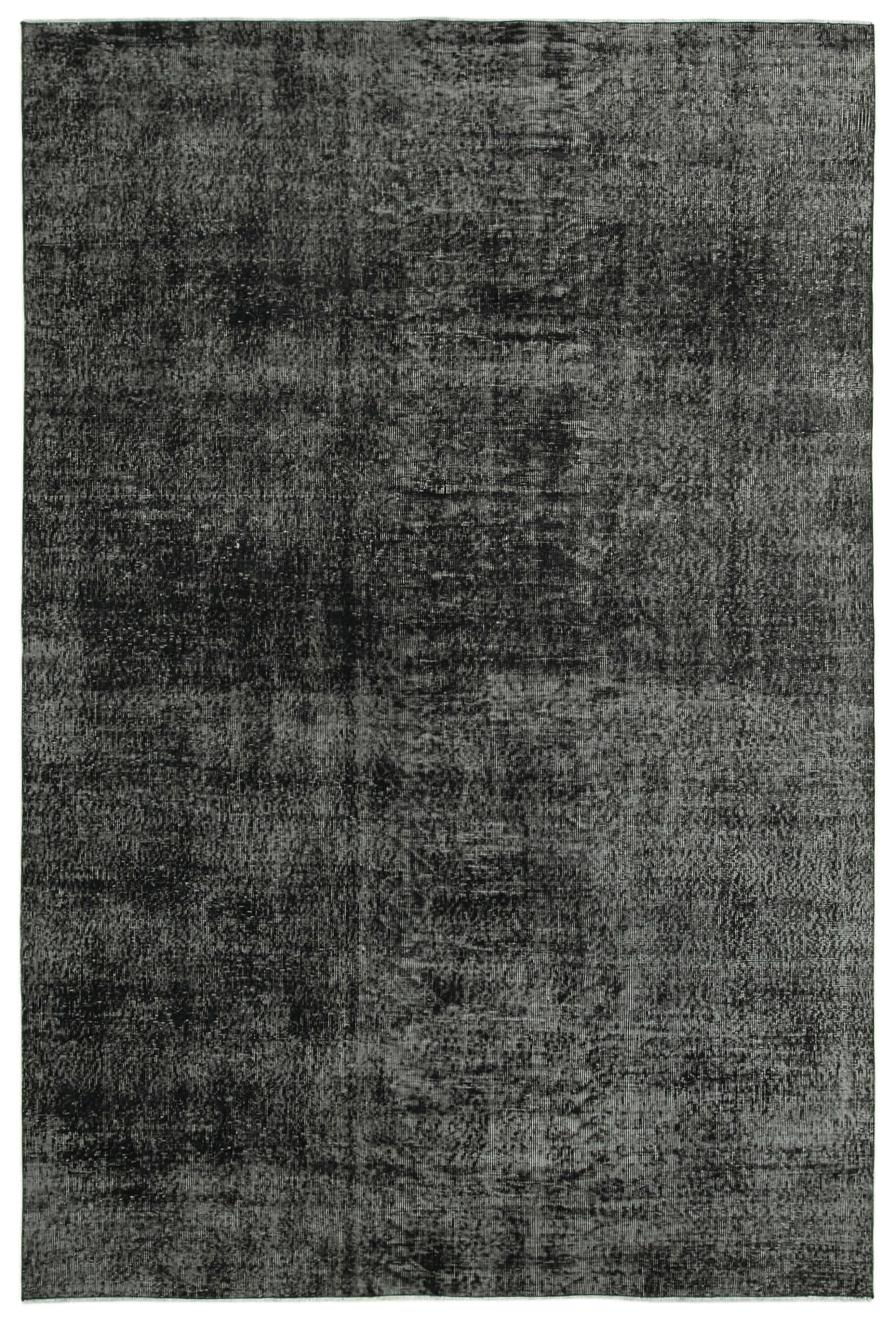 6 x 9 Black Overdyed Rug - 5597