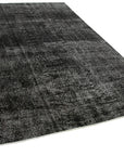 6 x 9 Black Overdyed Rug - 5597