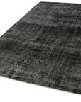 6 x 9 Black Overdyed Rug - 5597