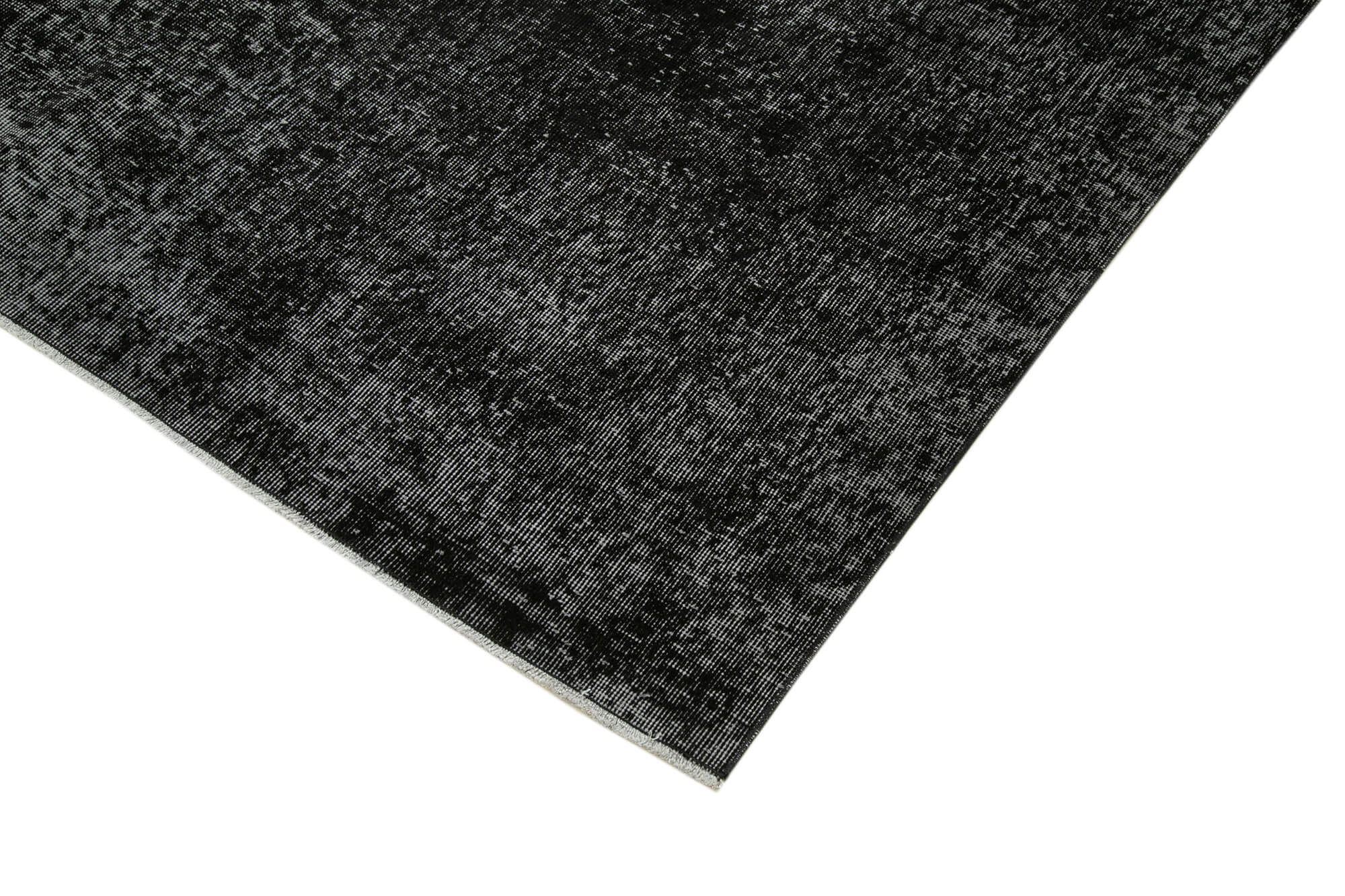 6 x 9 Black Overdyed Rug - 5597