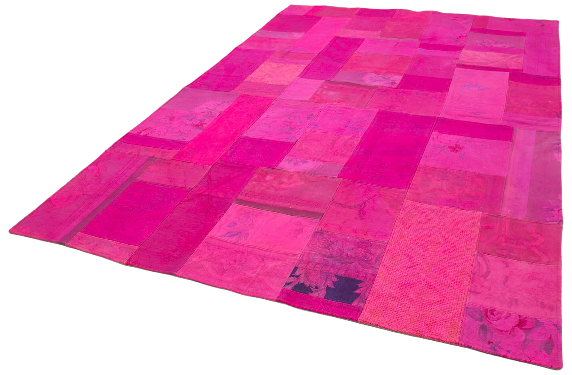 7 x 10 Pink Needlepoint Kilim Rug - 5643