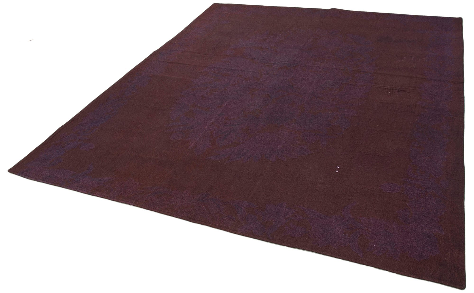 7 x 9 Purple Needlepoint Kilim Rug - 5654