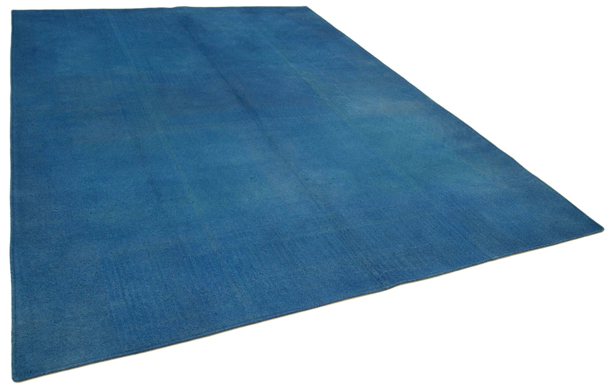 8 x 11 Blue Needlepoint Kilim Rug - 5697