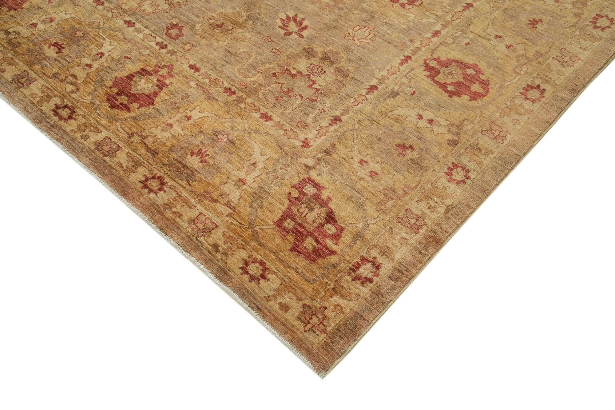 8 x 10 Beige Oushak Rug - 5719