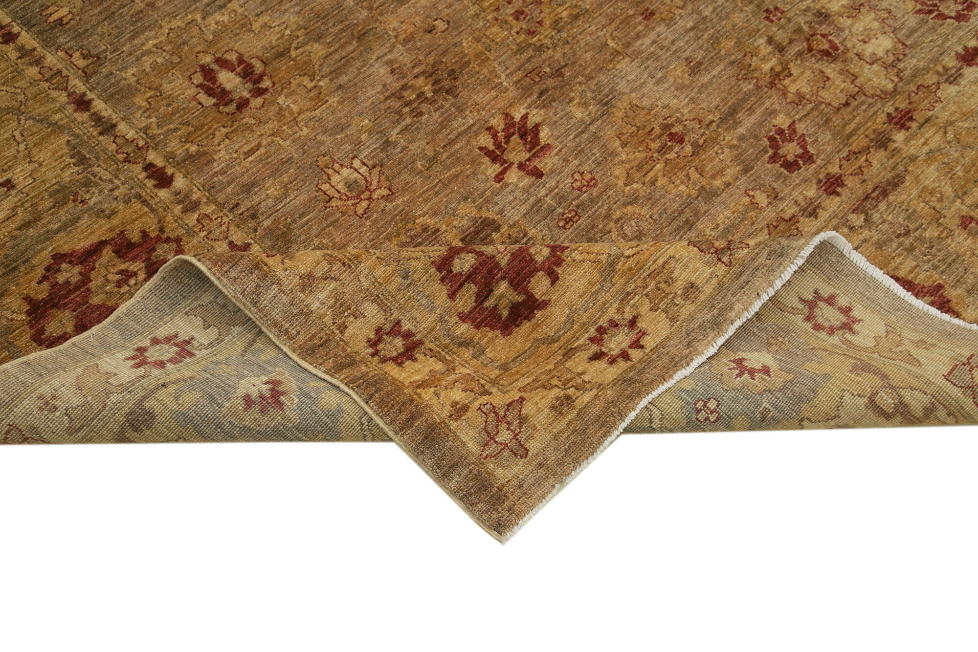 8 x 10 Beige Oushak Rug - 5719