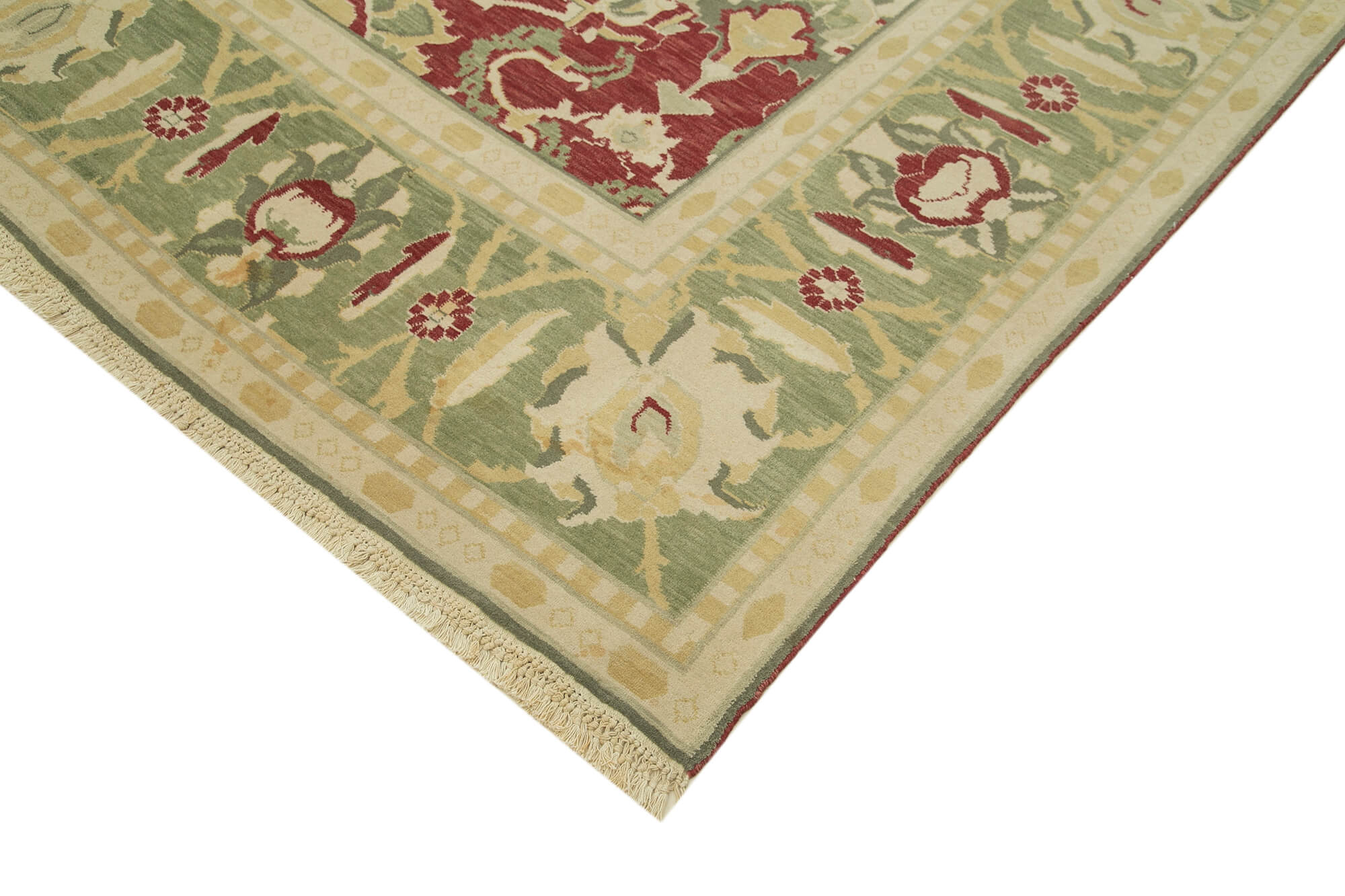 9 x 11 Beige Oushak Rug - 5721