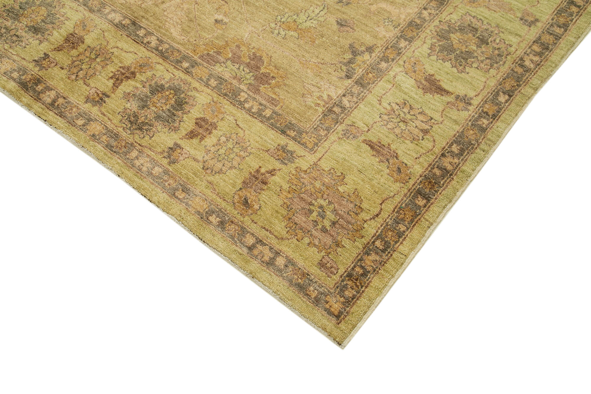 6 x 9 Beige Oushak Rug - 5723