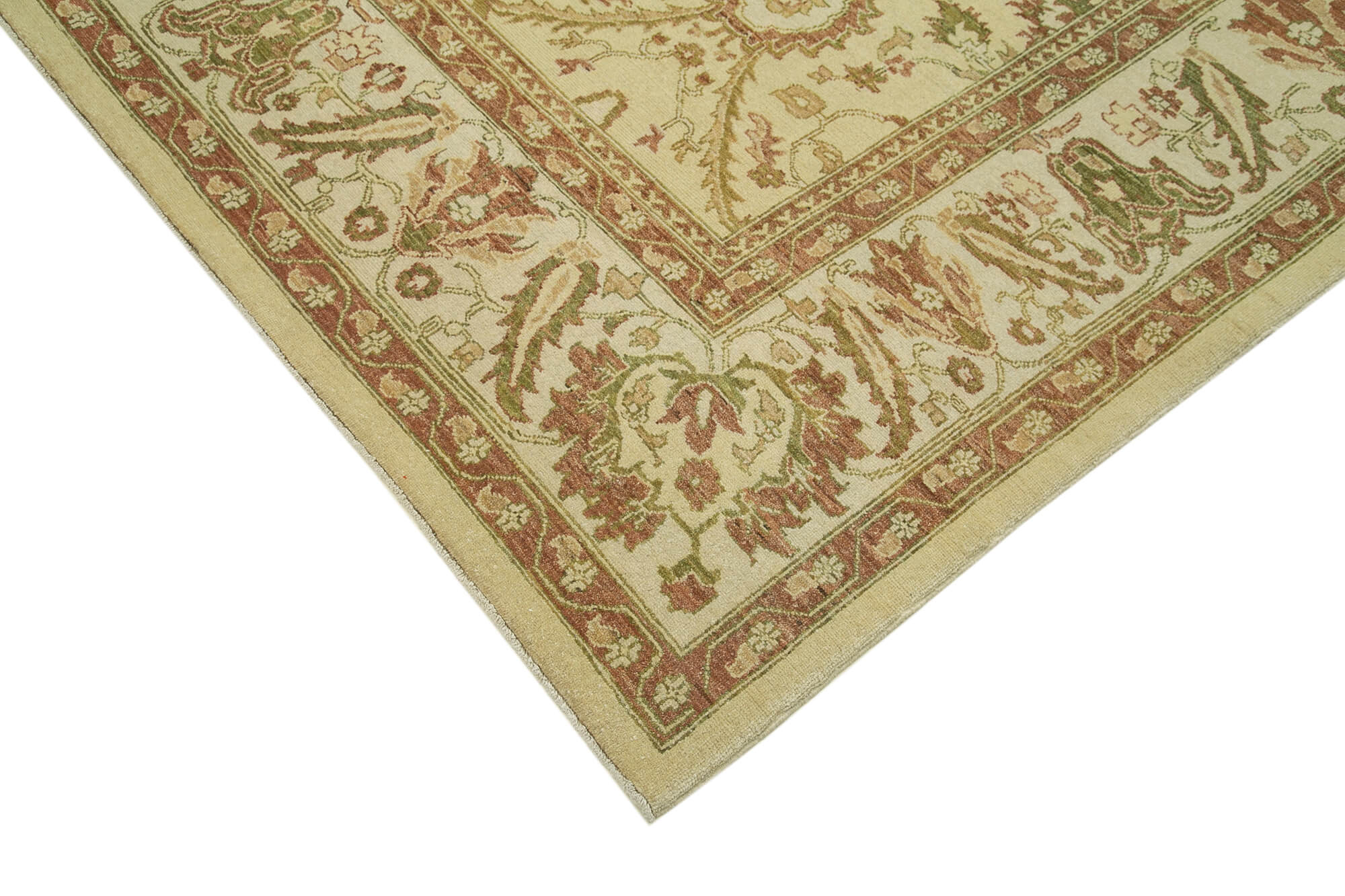 9 x 11 Beige Oushak Rug - 5724