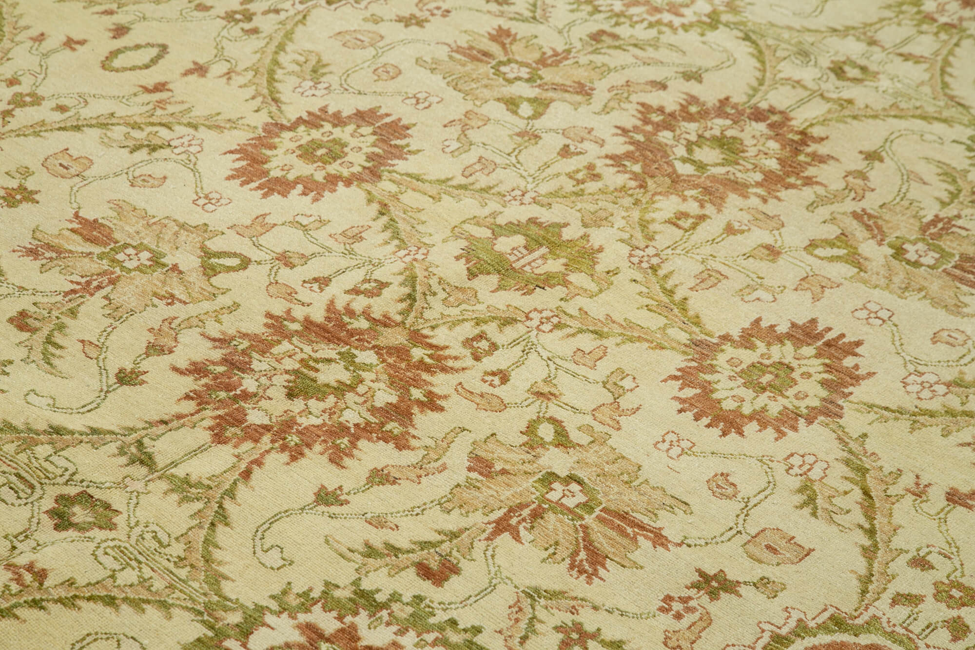 9 x 11 Beige Oushak Rug - 5724