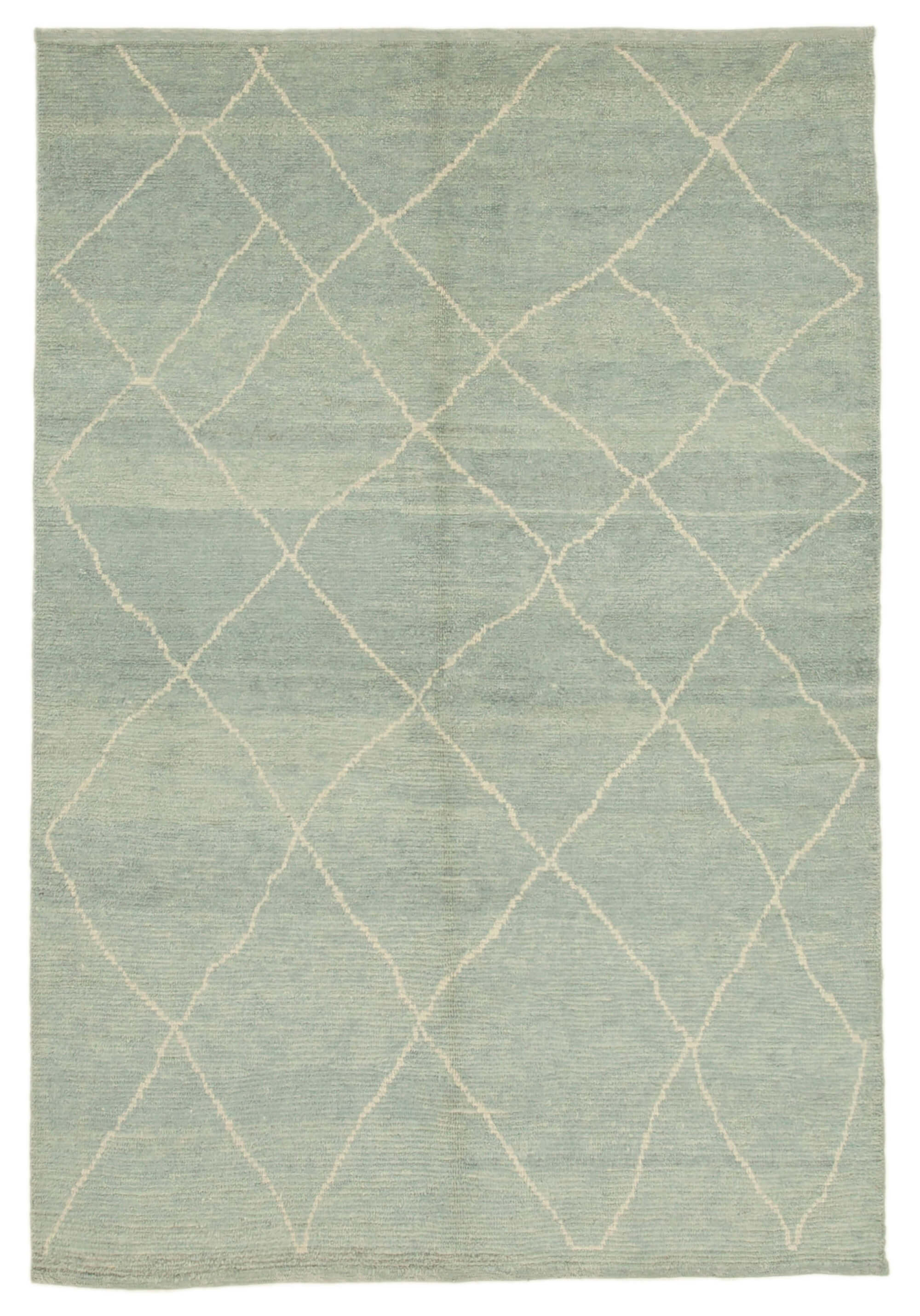 6 x 9 Blue Moroccan Rug - 5734