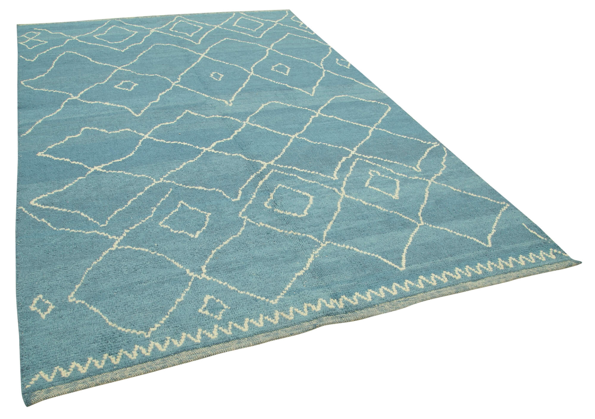 6 x 10 Blue Moroccan Rug - 5736