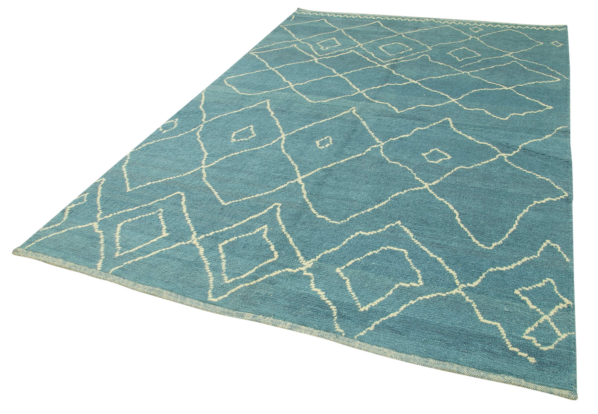 6 x 10 Blue Moroccan Rug - 5736