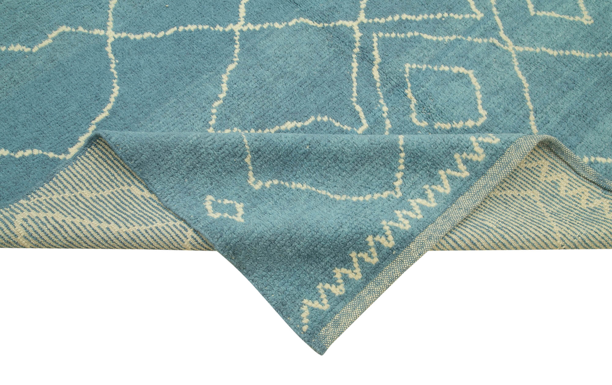 6 x 10 Blue Moroccan Rug - 5736