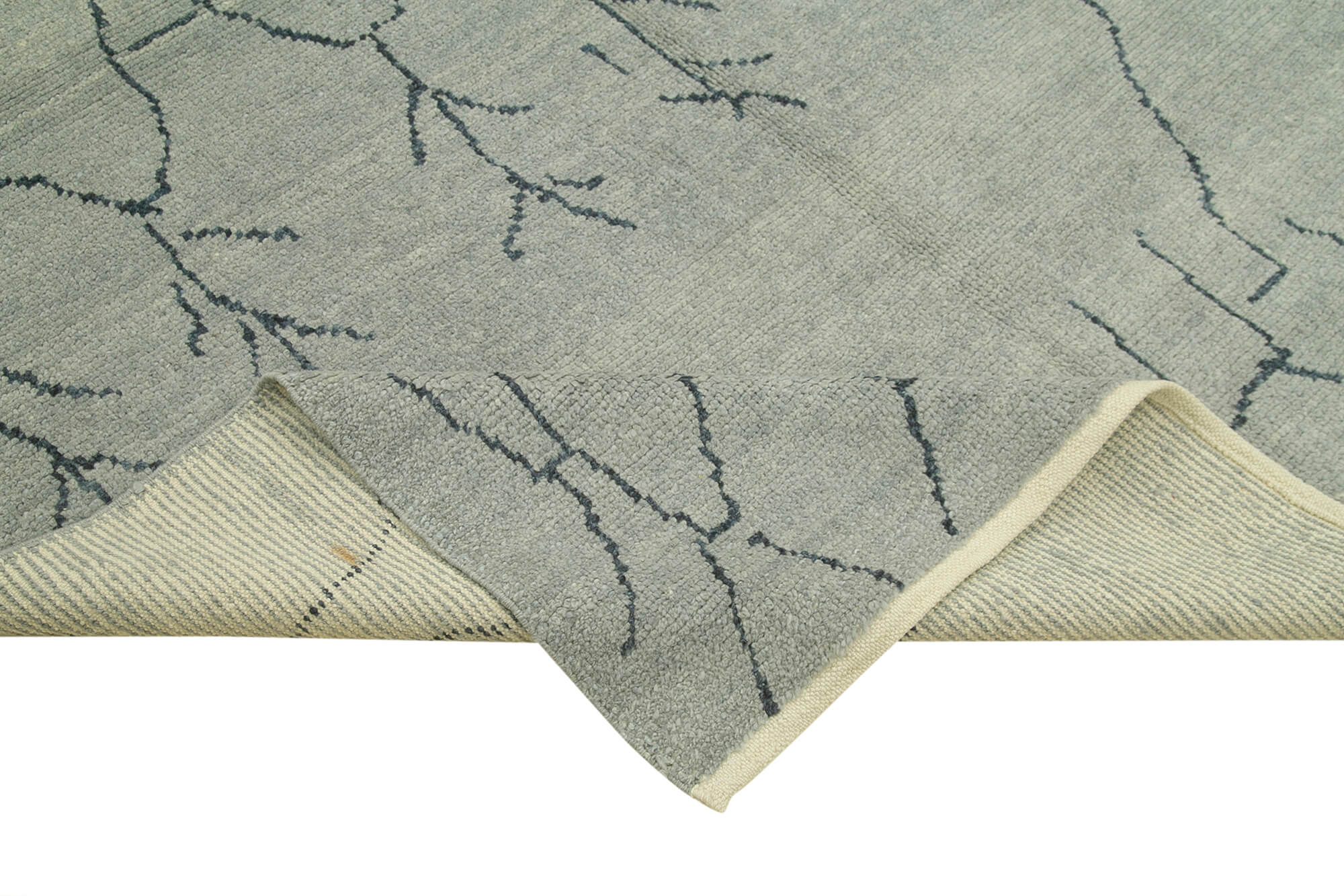 6 x 9 Grey Moroccan Rug - 5739