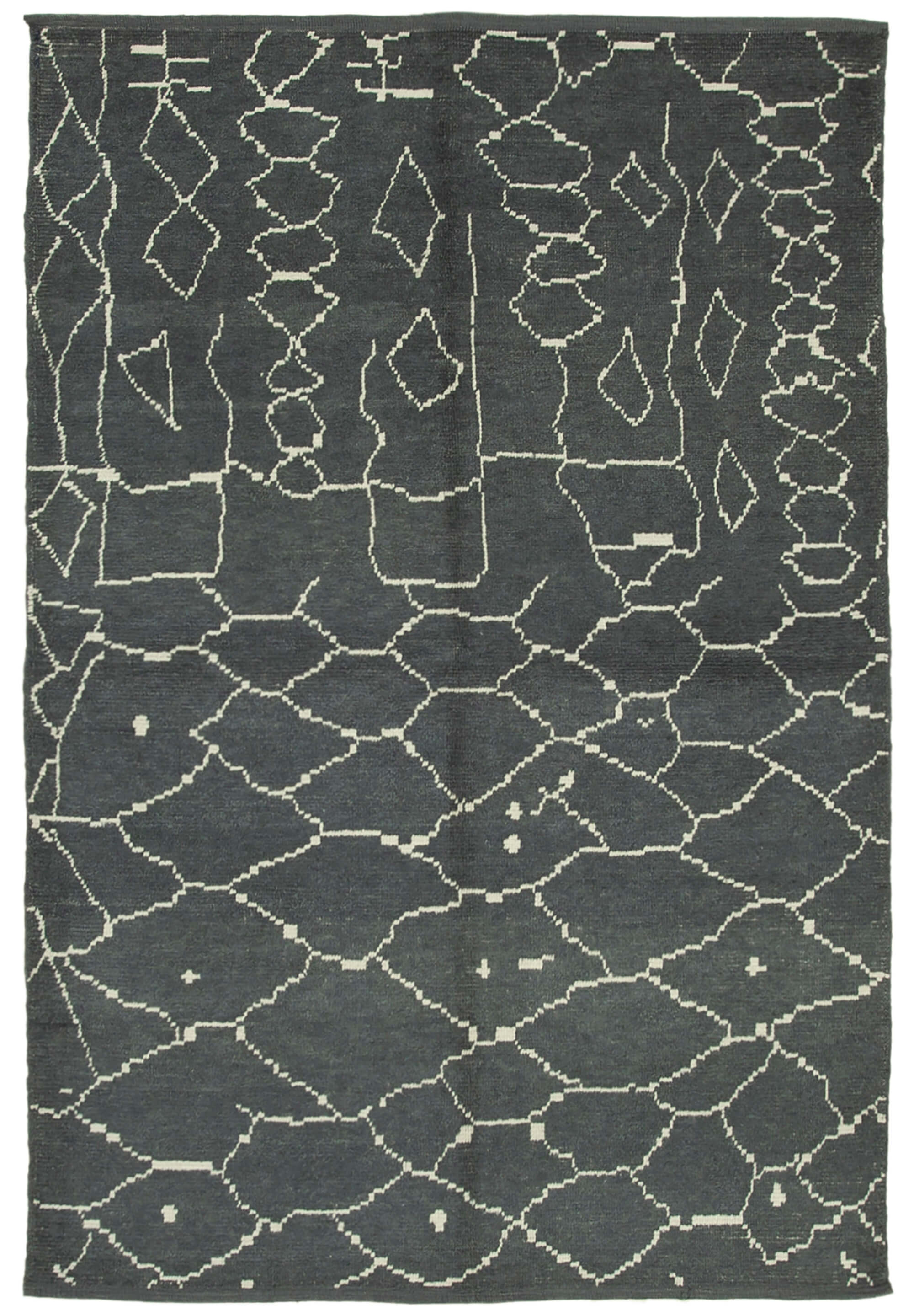 6 x 9 Grey Moroccan Rug - 5740