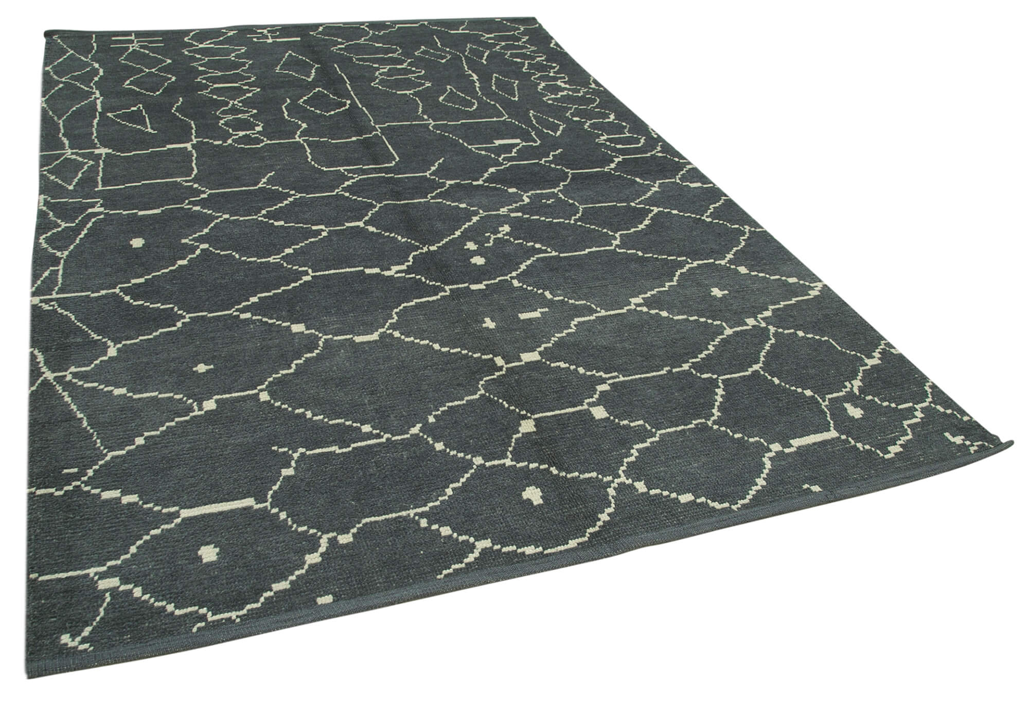 6 x 9 Grey Moroccan Rug - 5740