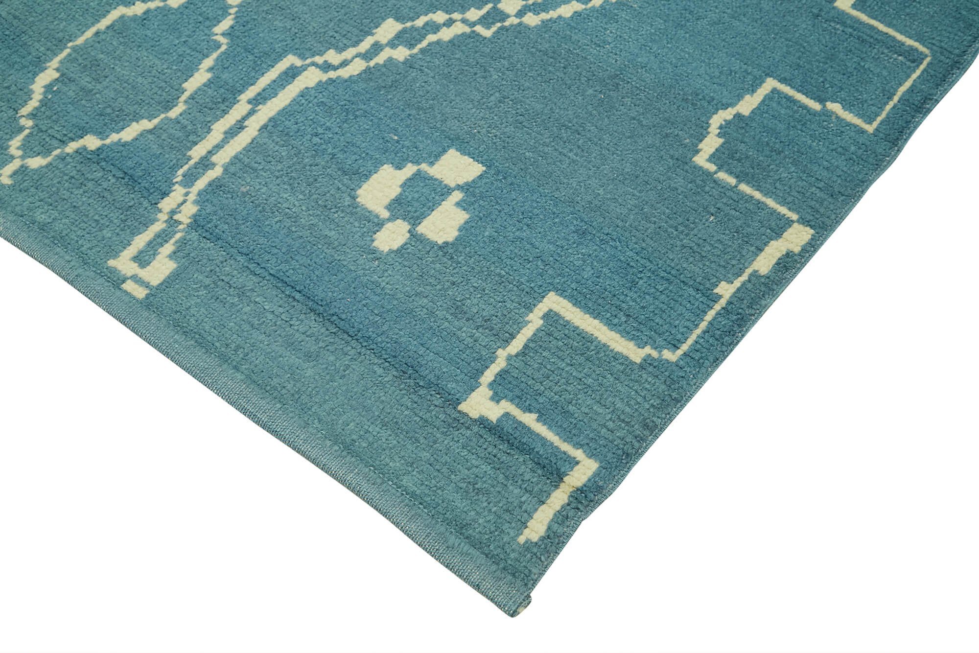 7 x 9 Blue Moroccan Rug - 5745