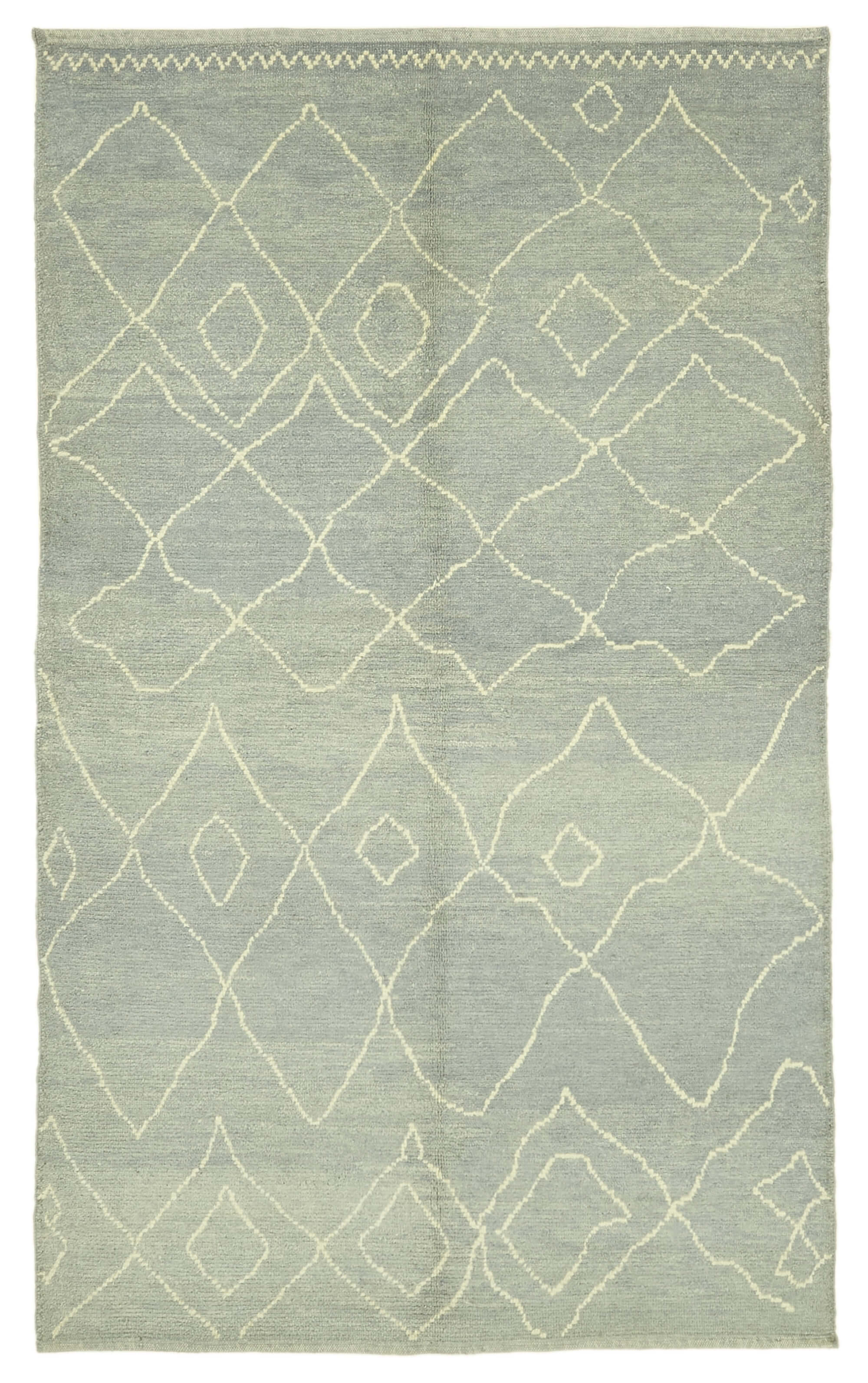 6 x 10 Blue Moroccan Rug - 5749