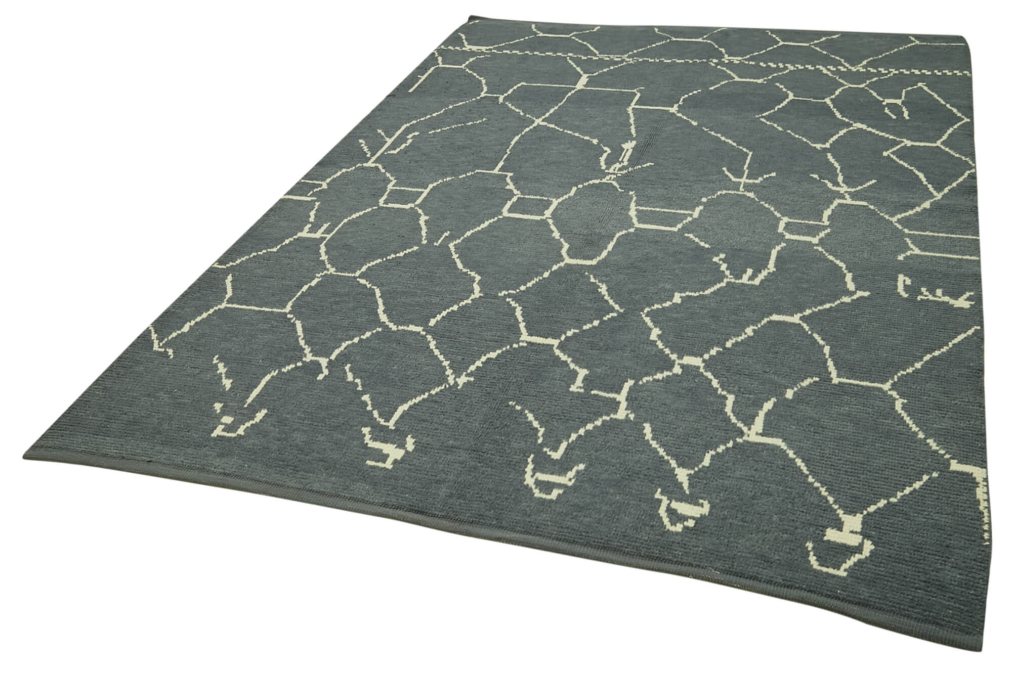 6 x 9 Grey Moroccan Rug - 5751