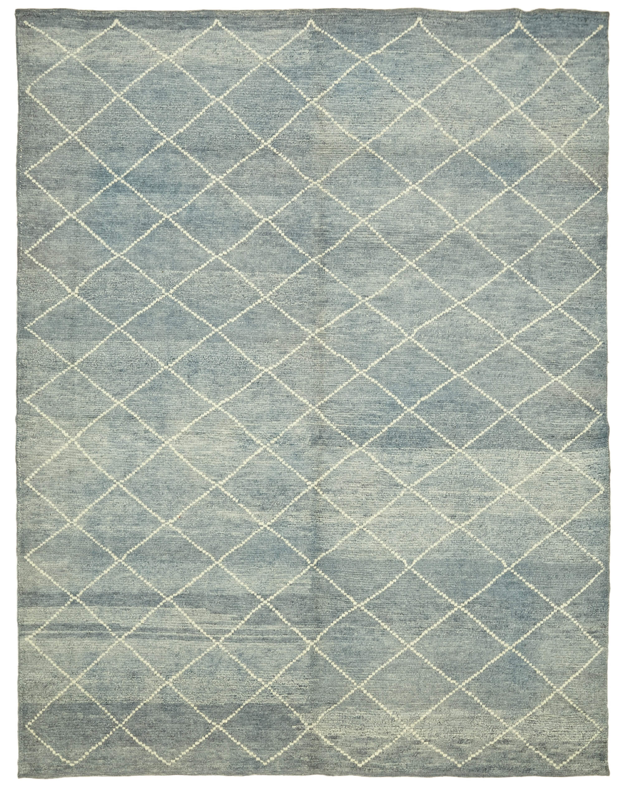 8 x 10 Blue Moroccan Rug - 5757