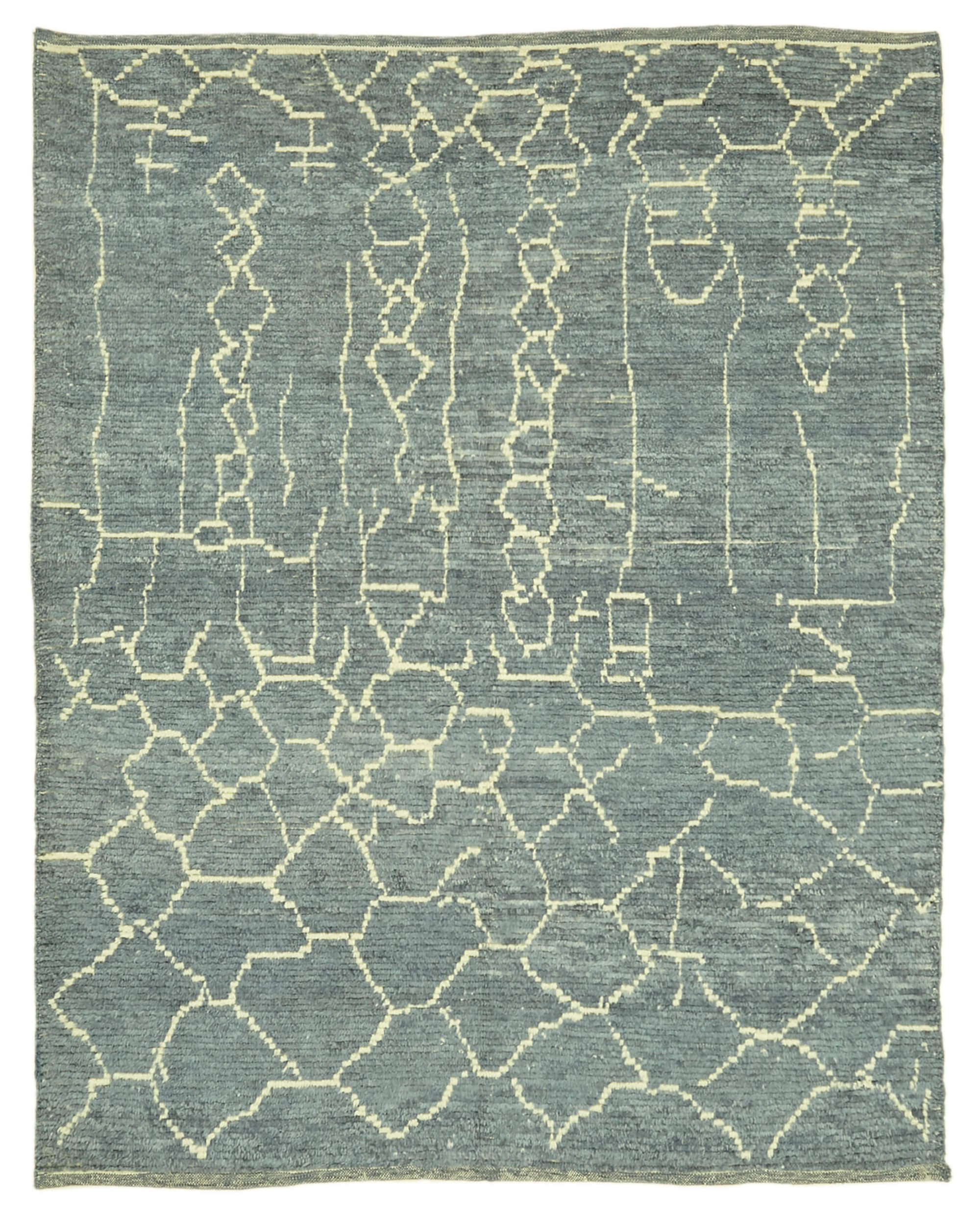 6 x 7 Blue Moroccan Rug - 5765