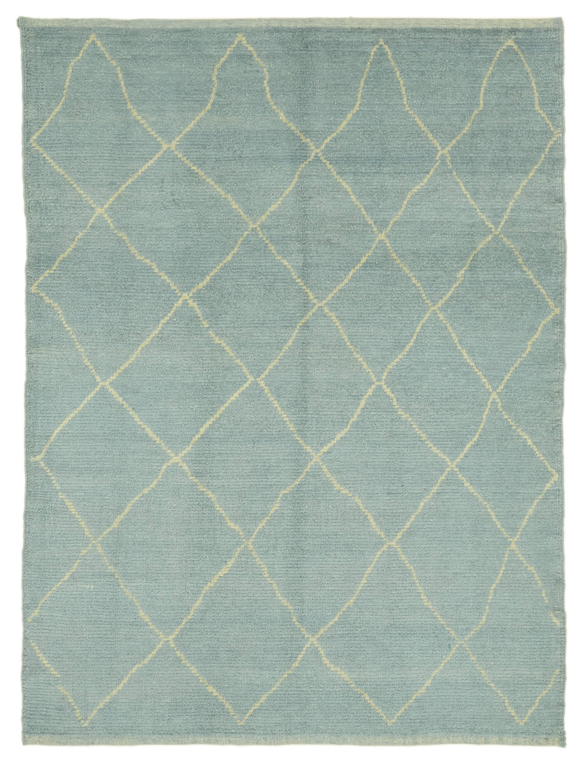 6 x 7 Blue Moroccan Rug - 5766