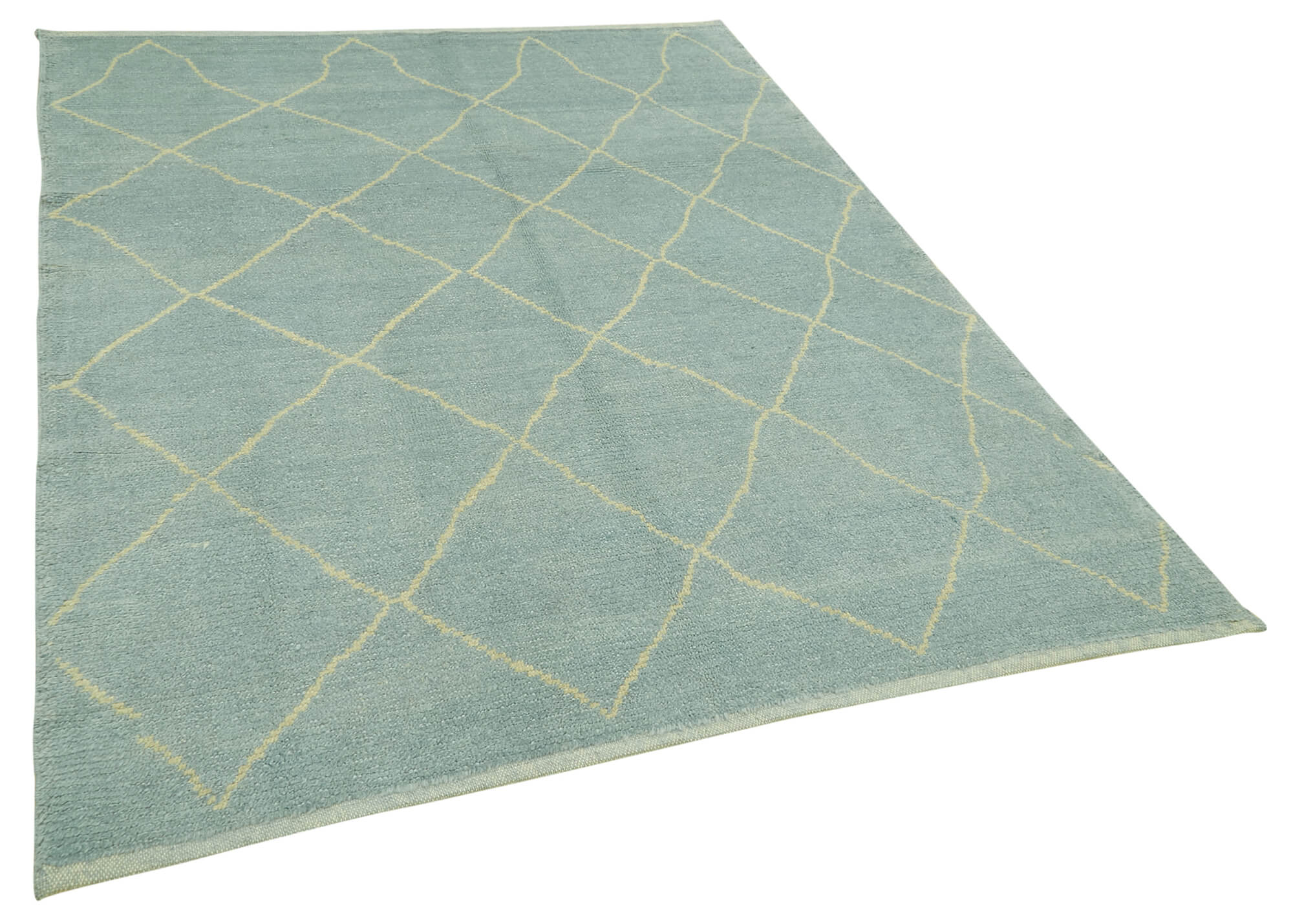 6 x 7 Blue Moroccan Rug - 5766