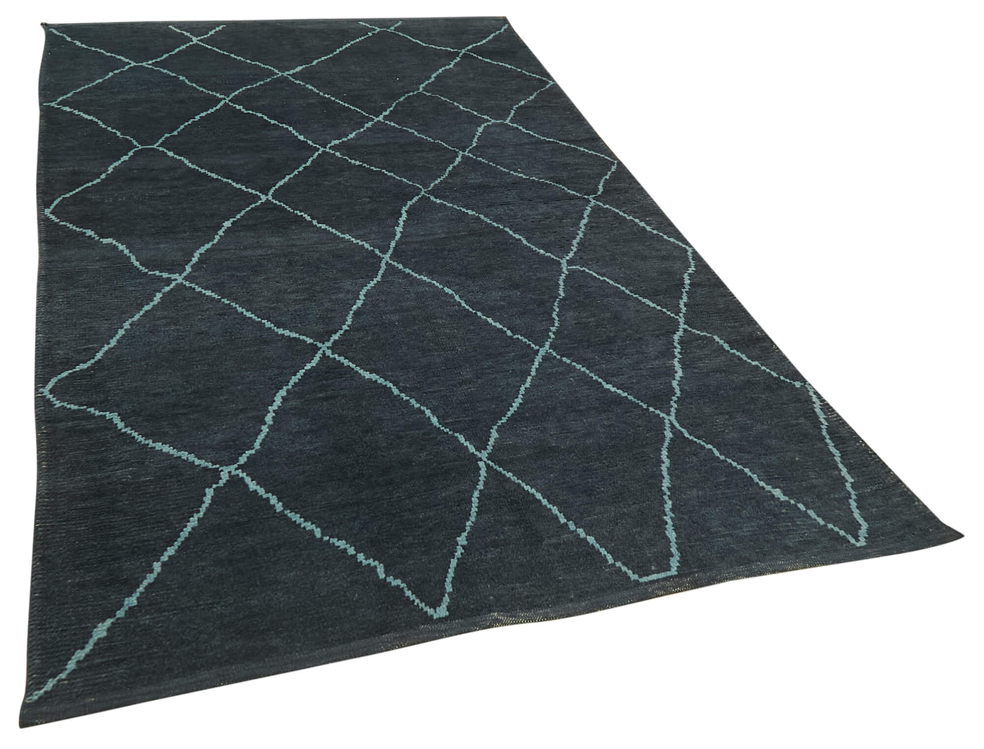 5 x 9 Blue Moroccan Rug - 5768