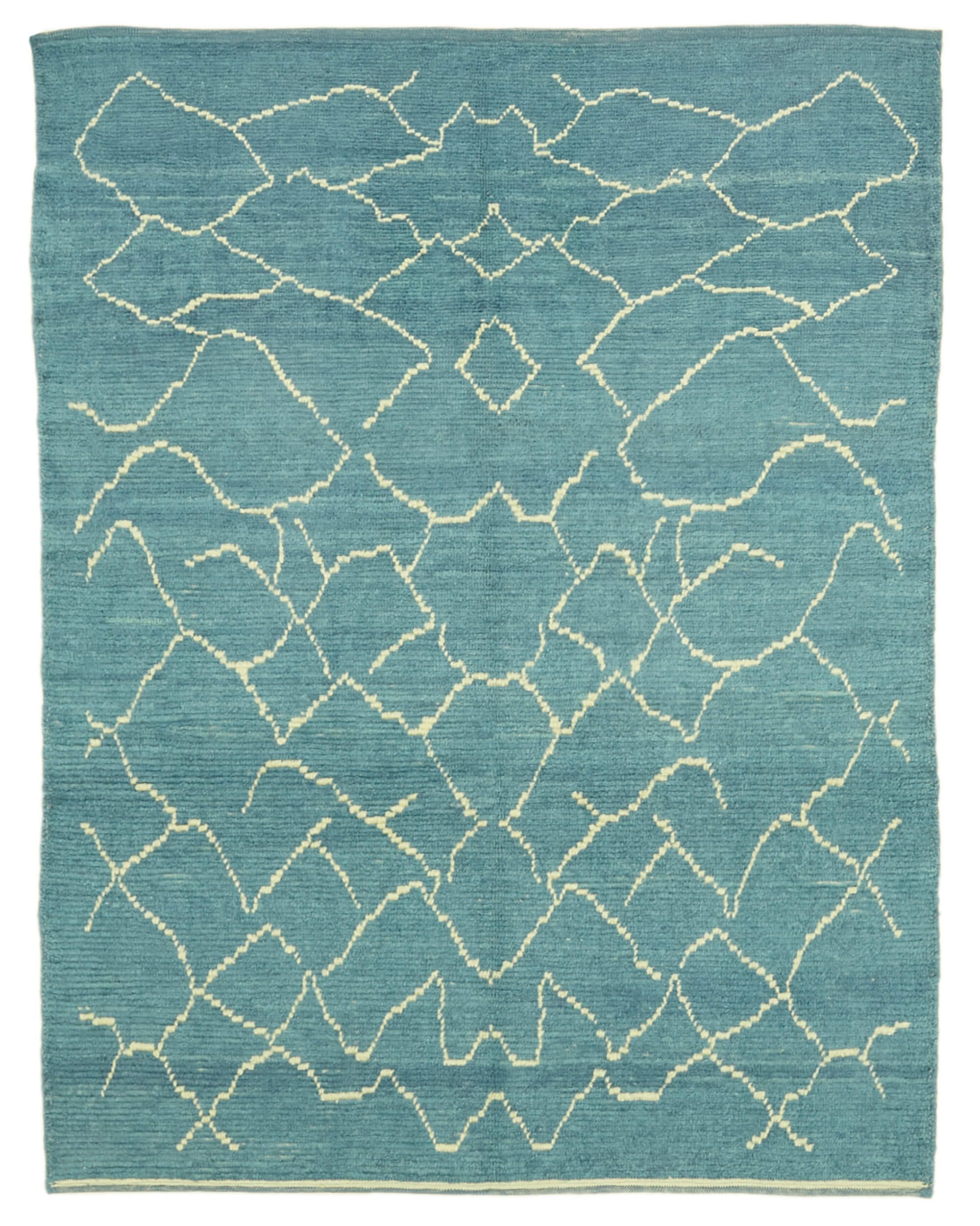 6 x 7 Blue Moroccan Rug - 5770