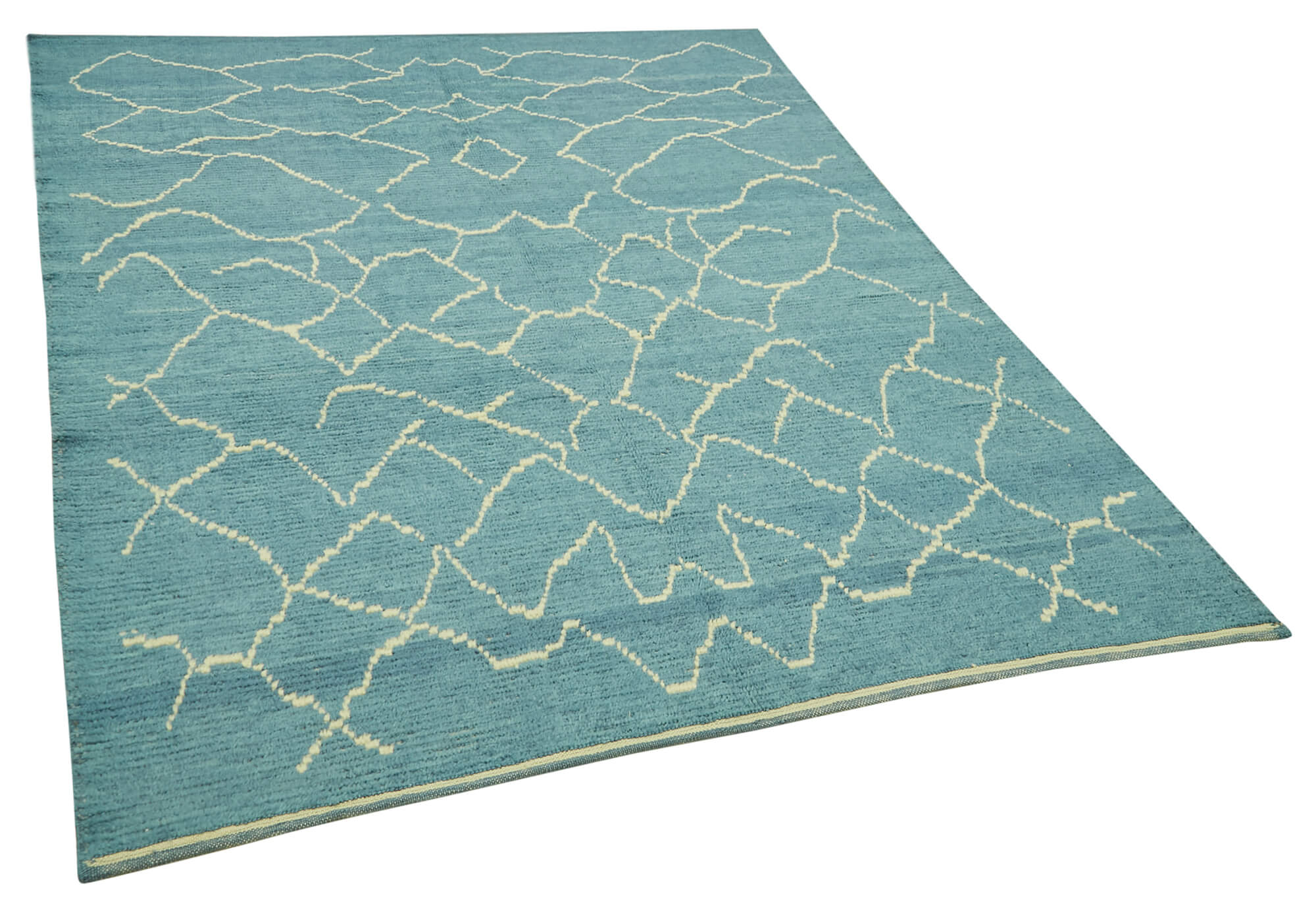 6 x 7 Blue Moroccan Rug - 5770